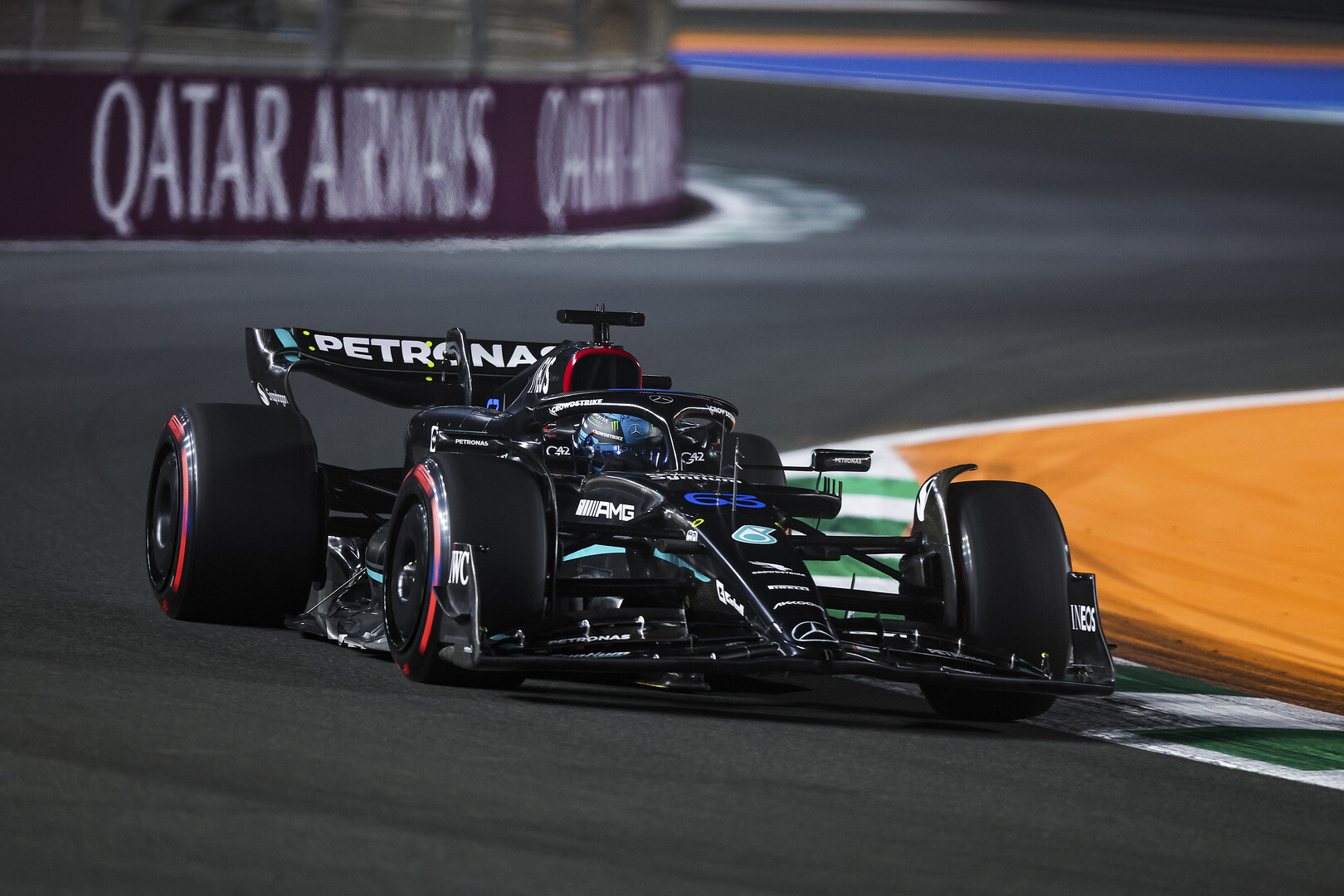 Mercedes George Russell Kwalificatie 2024 Saoedi Arabie