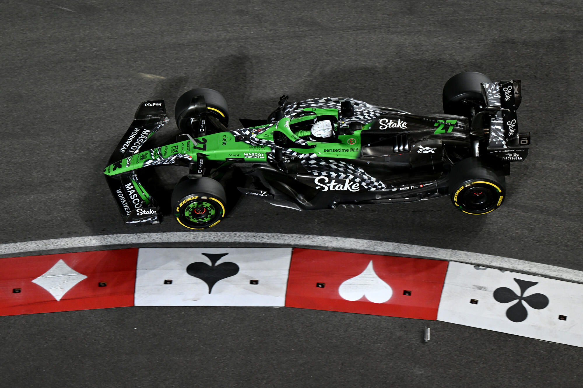 Nico Hulkenberg auto race zondag Las Vegas 2025