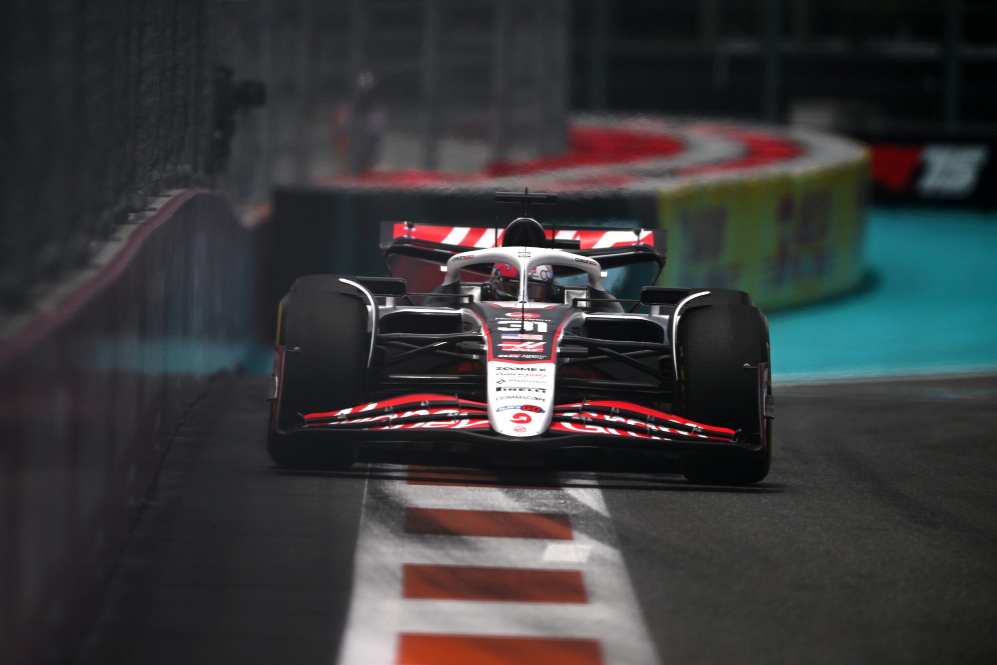 Haas Esteban Ocon Miami 2025
