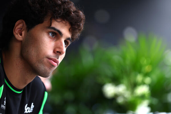 Gabriel Bortoleto paddock donderdag Singapore 2025