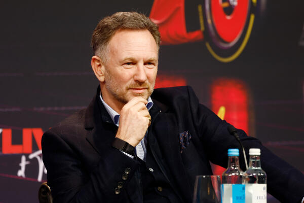 Christian Horner tijdens F1 75 Live