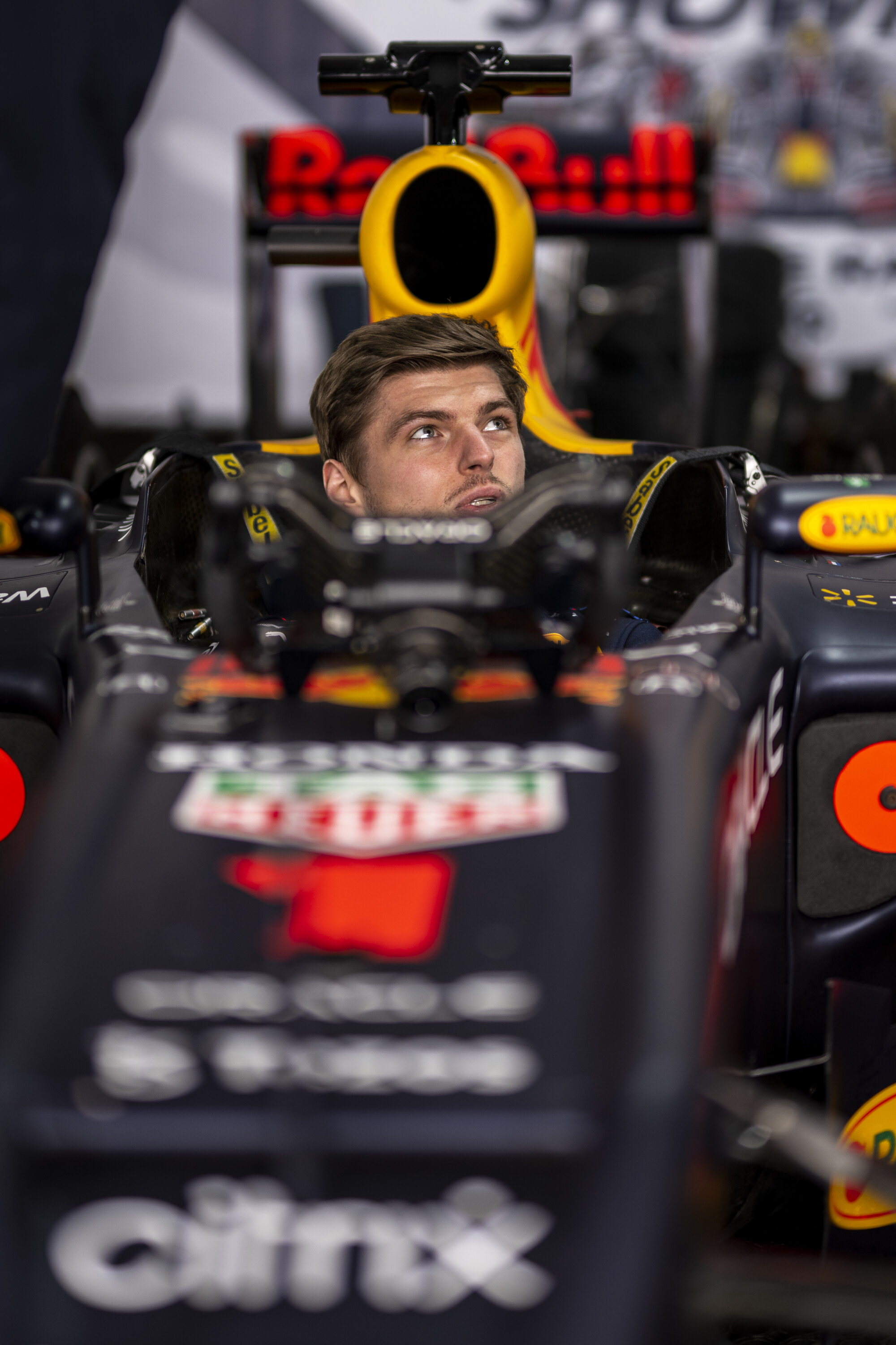 Verstappen in nieuwe bolide