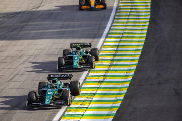 Vettel Stroll Aston Matin Brazilie