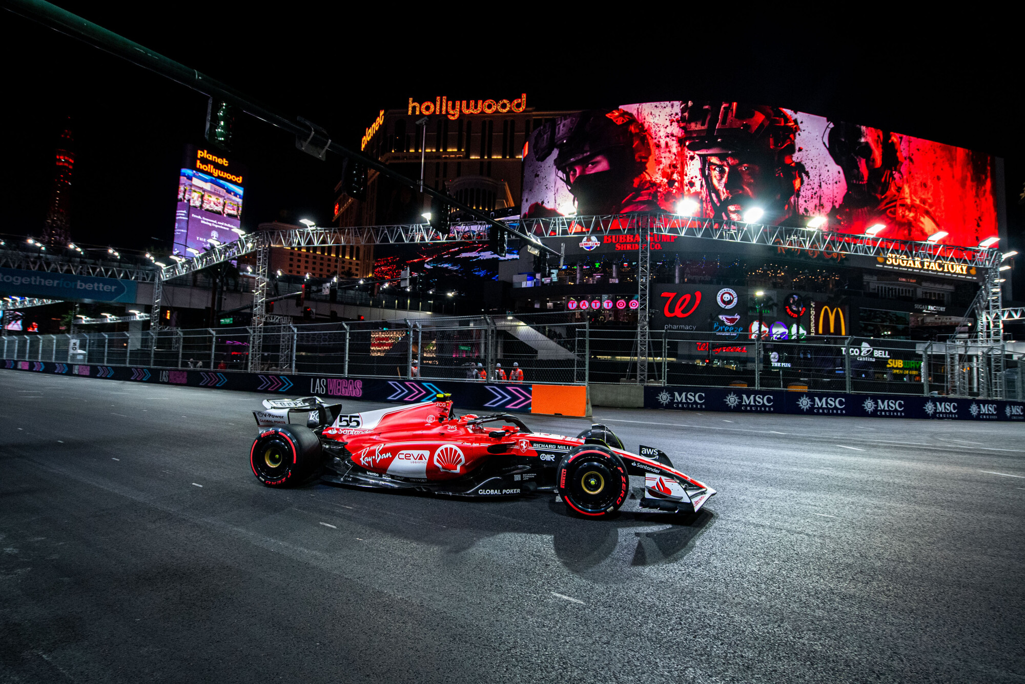 Ferrari-Sainz-las vegas