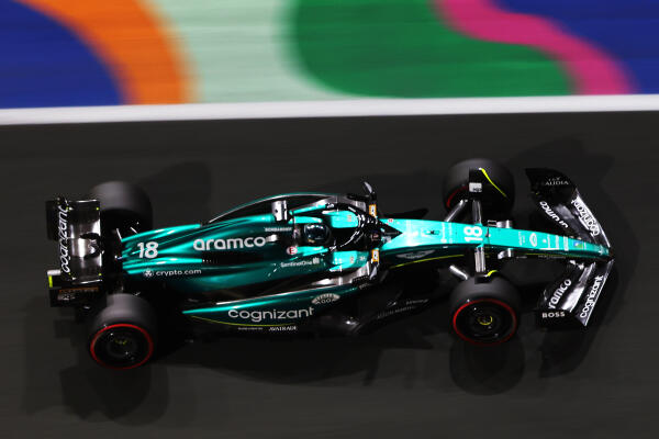 Stroll in auto kwalificatie Jeddah 2023