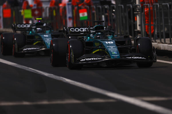 Aston Martin pitstraat mexico 2022