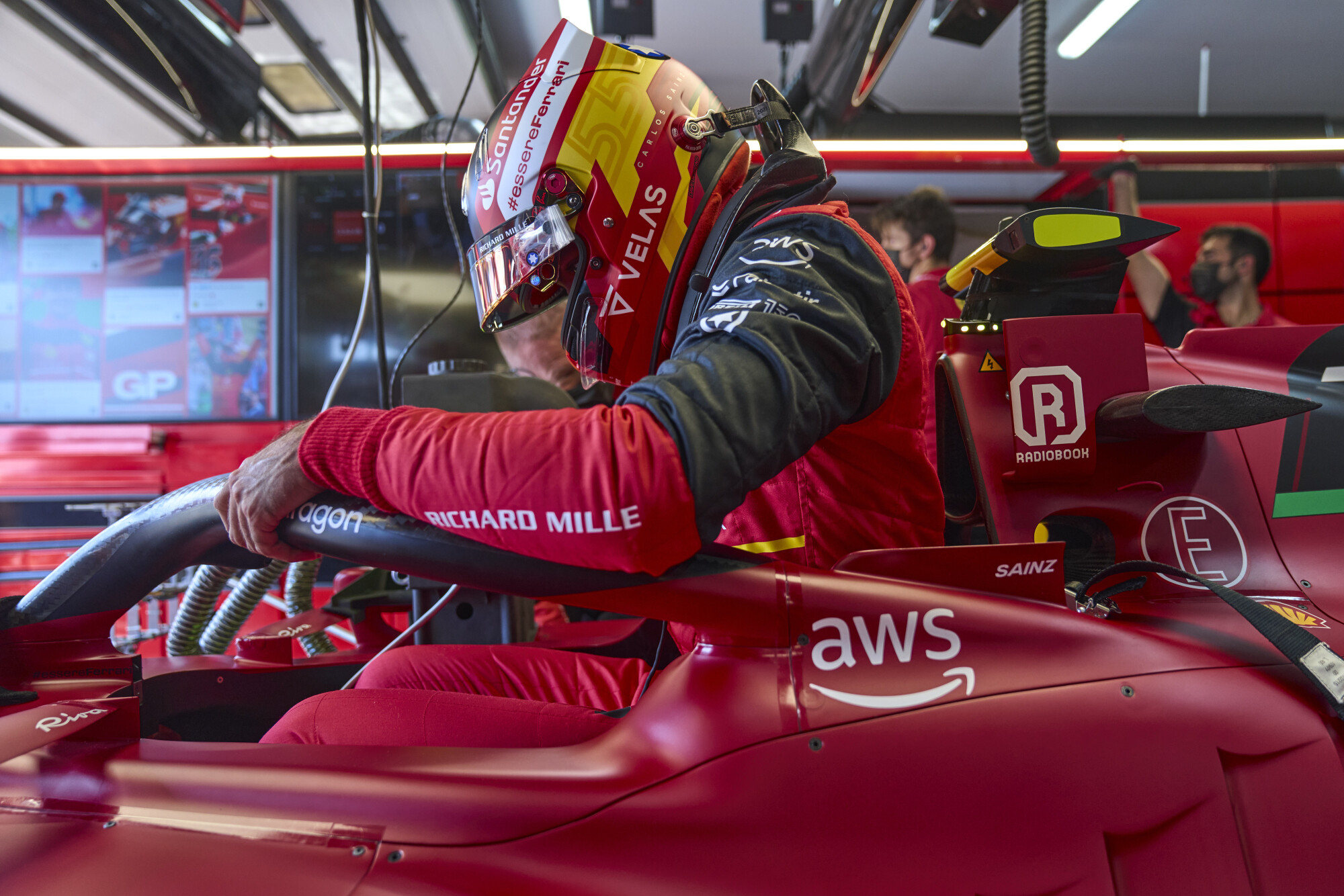 Carlos Sainz Frankrijk pit