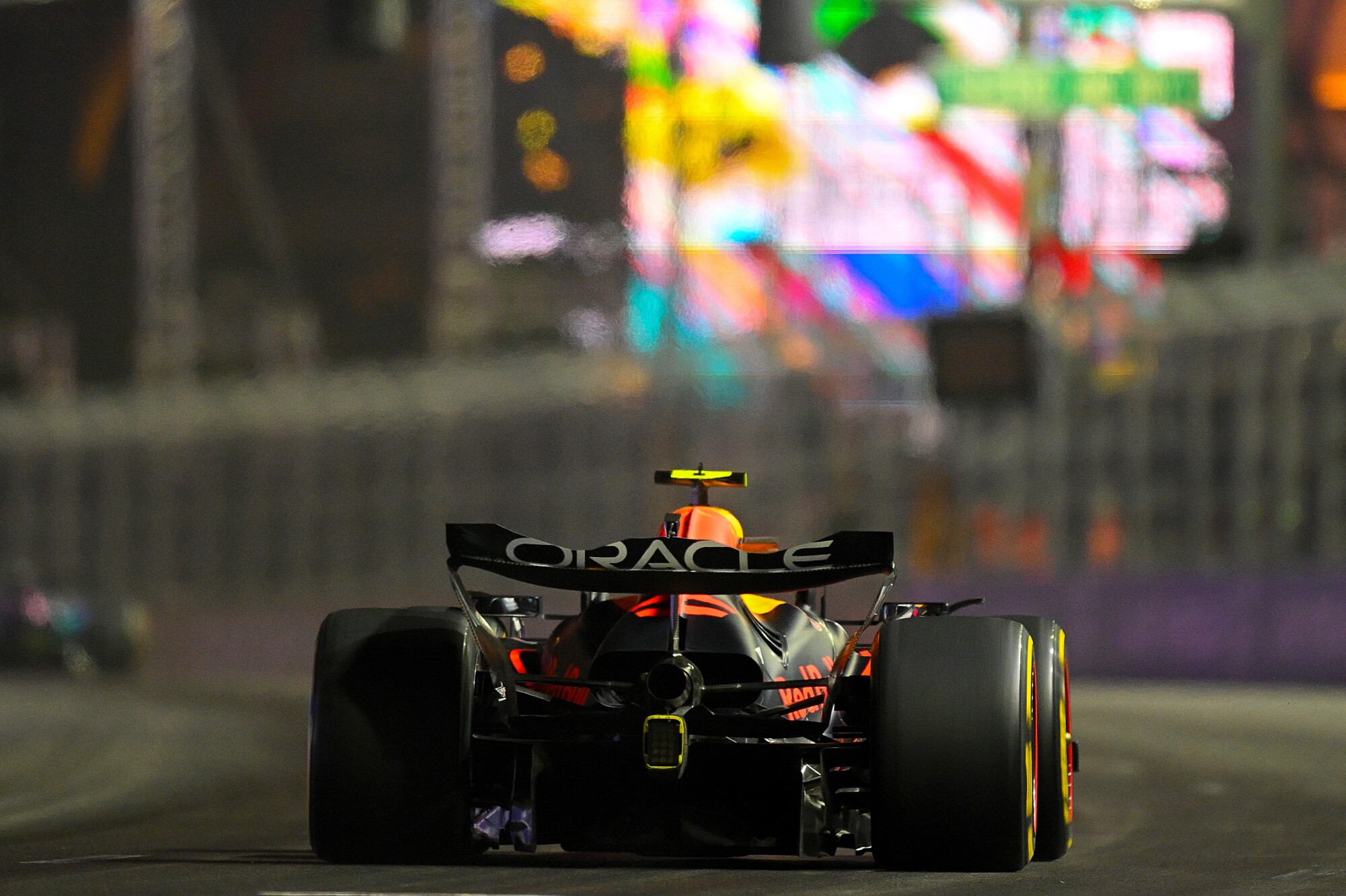 Red Bull achtervleugel Las Vegas 2024