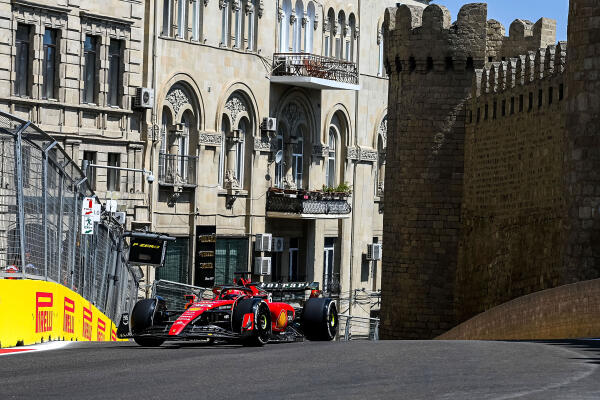 Charles Leclerc VT1 Baku 2023