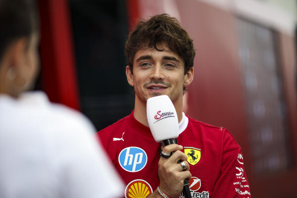 Charles Leclerc Canada 2025 close up