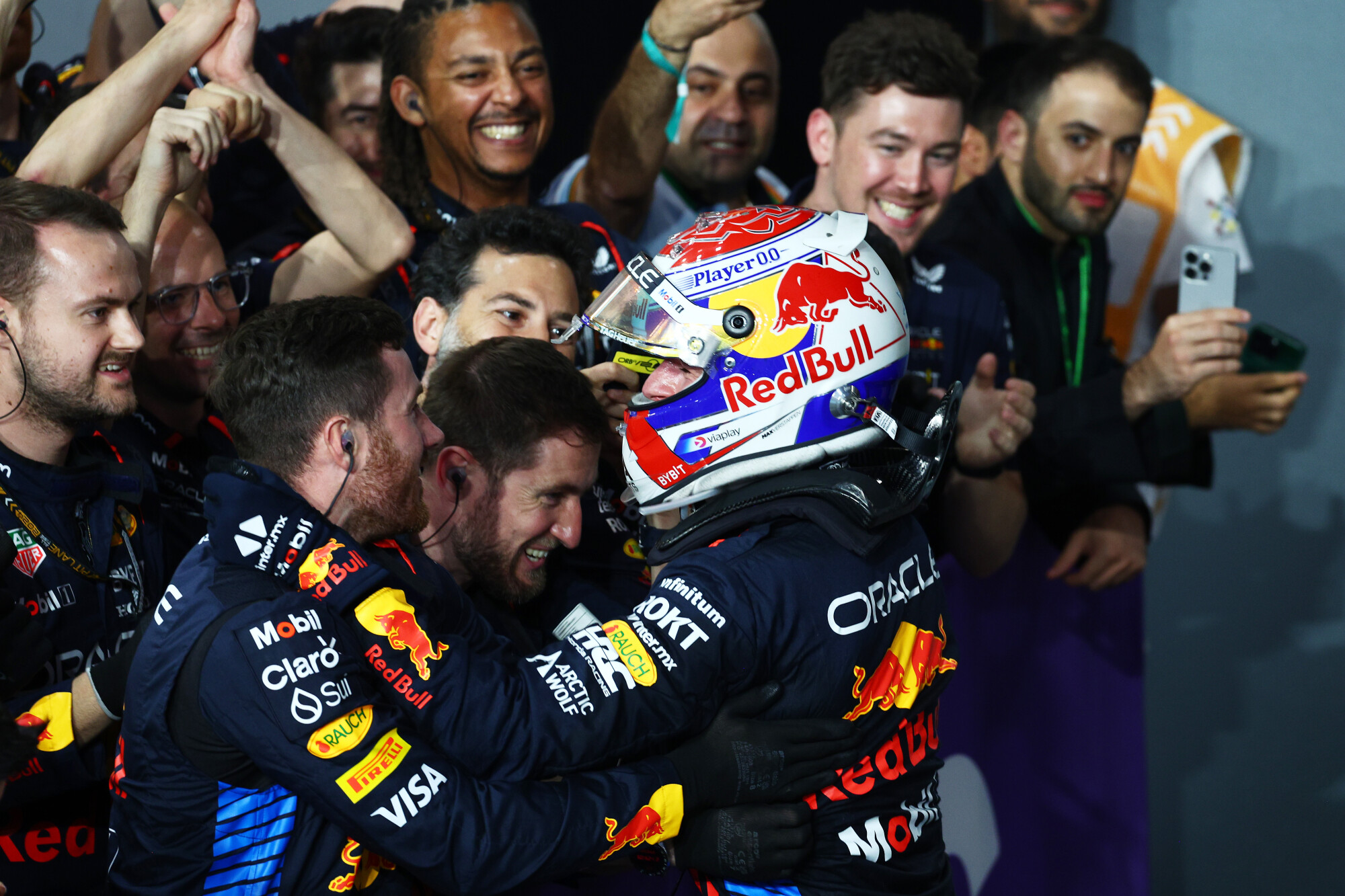 Verstappen met team Saoedi-Arabië 2024