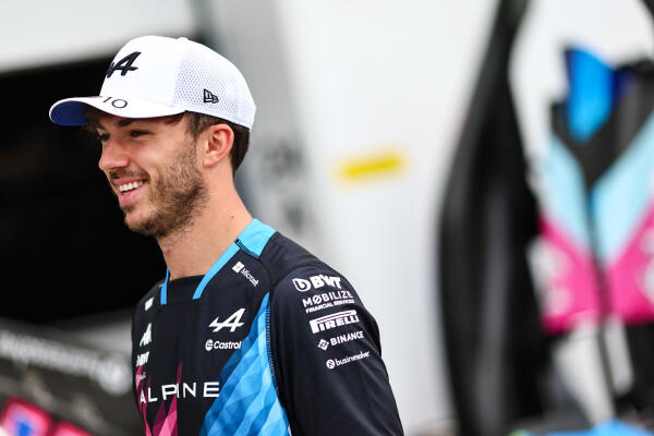 Pierre Gasly blij