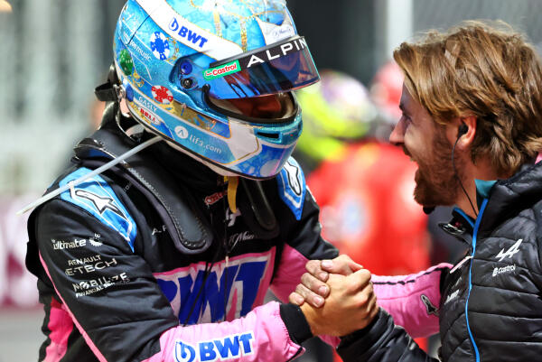 Pierre Gasly monteur kwalificatie Las Vegas 2024