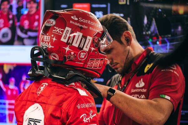 carlos sainz las vegas 2023 vrijdag