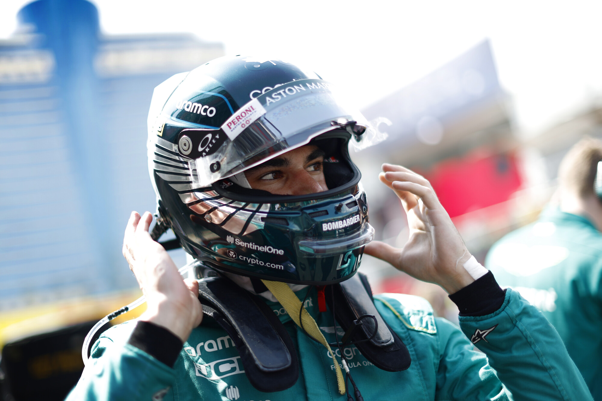 Stroll helm zondag Baku 2023