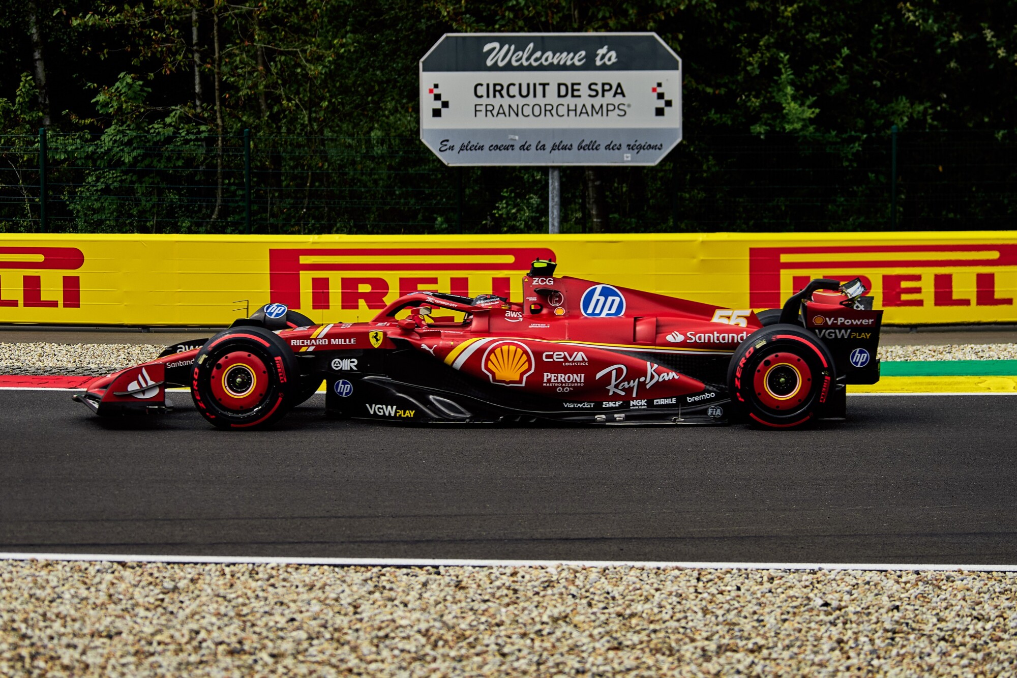 Carlos Sainz 2024 België