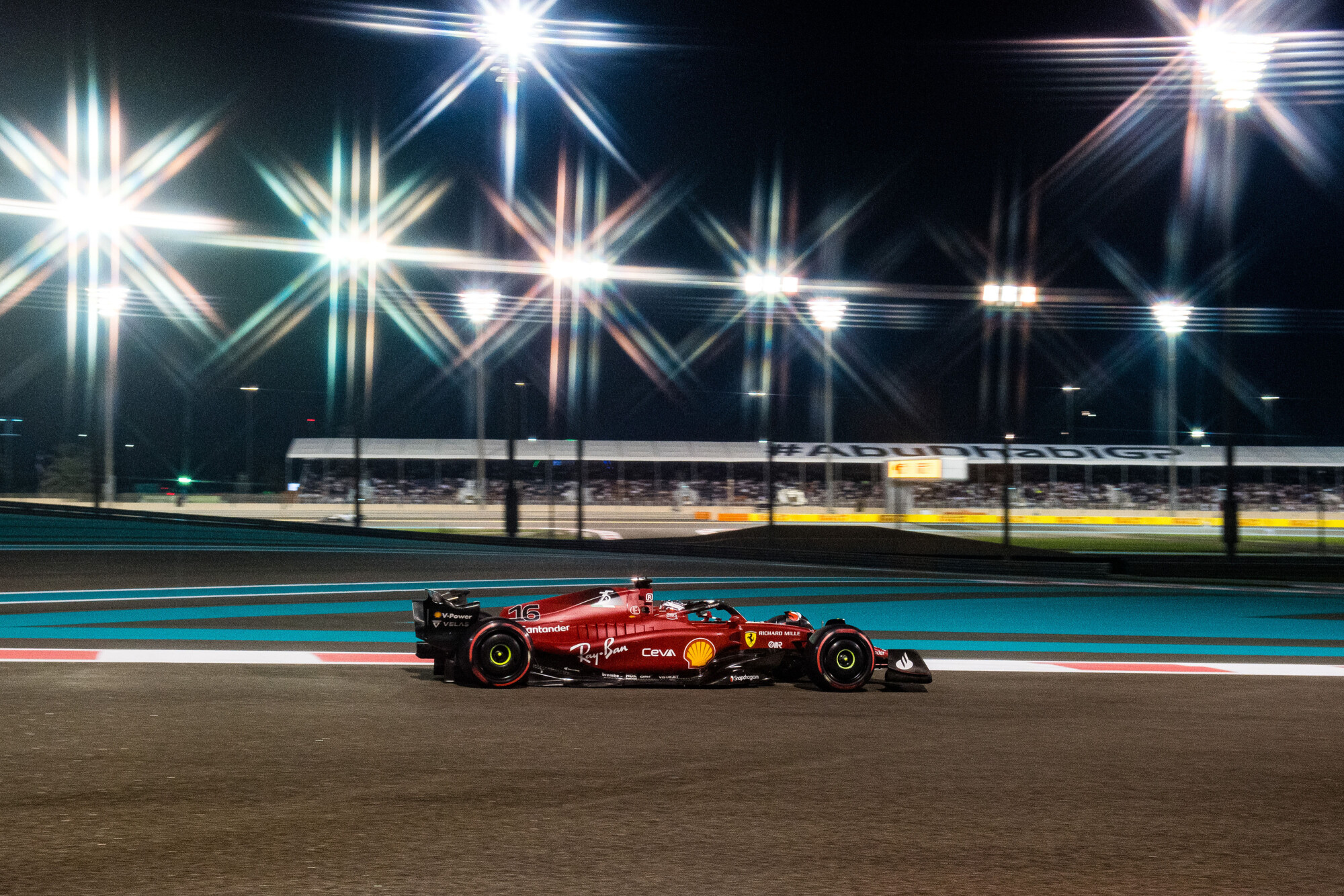 Leclerc Abu Dhabi zaterdag