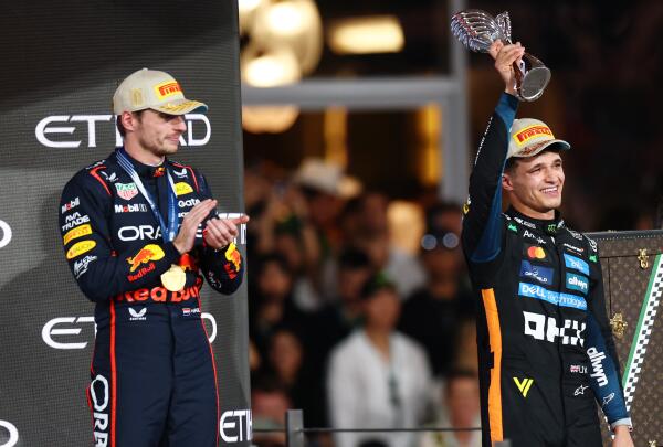 Lando Norris Max Verstappen 2025