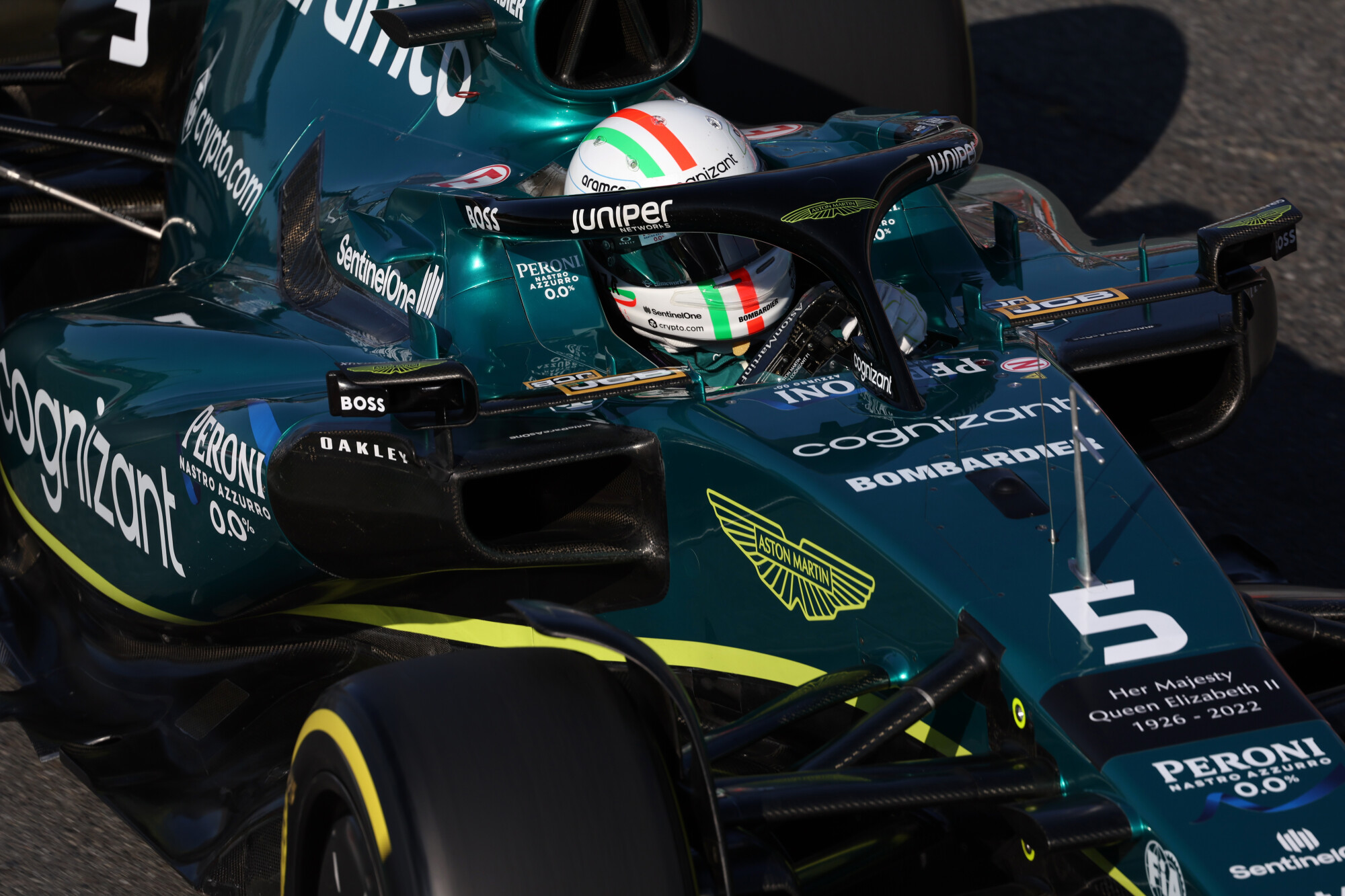 Sebastian Vettel monza auto