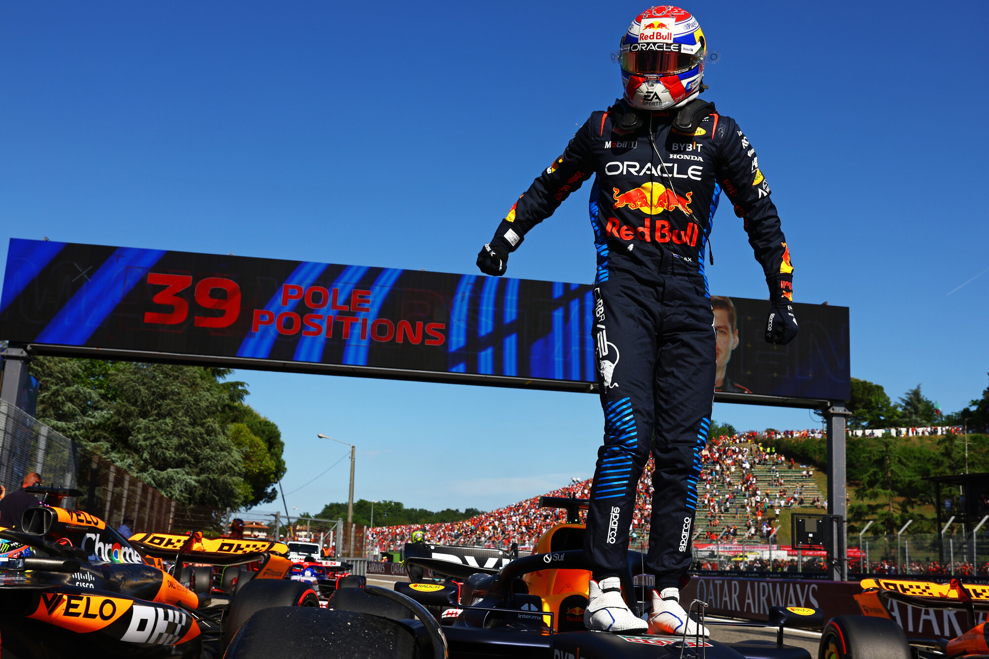 Max Verstappen pole position Imola 2024
