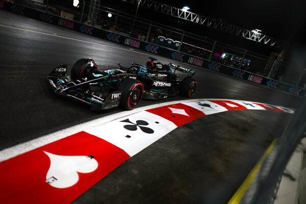 George Russel Zaterdag Vegas 2023 