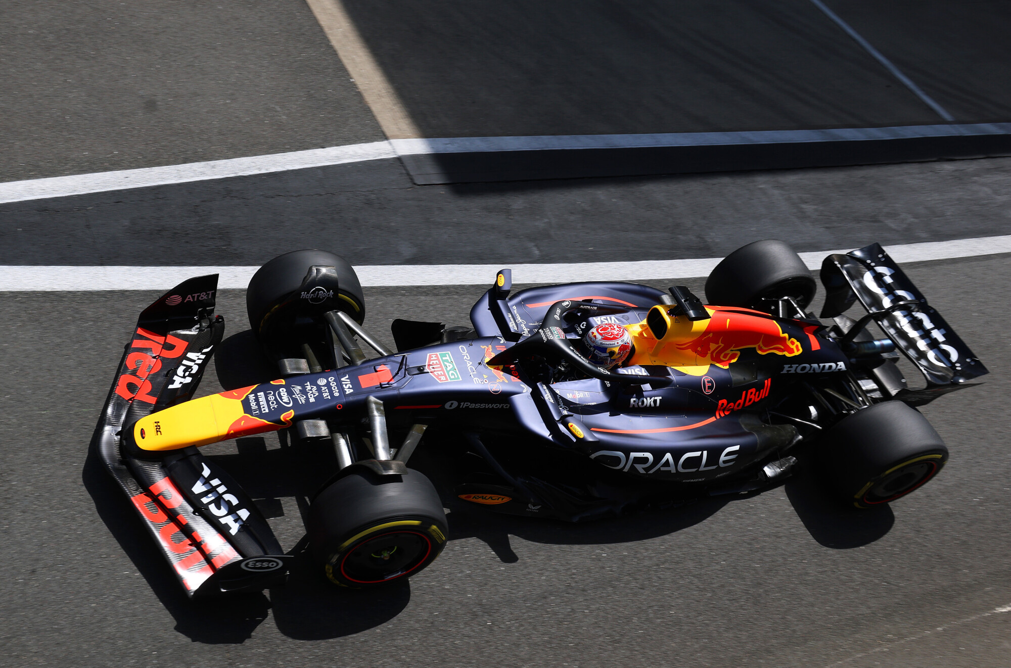 Max Verstappen (1) - VT1 GP Groot-Brittannië 2025