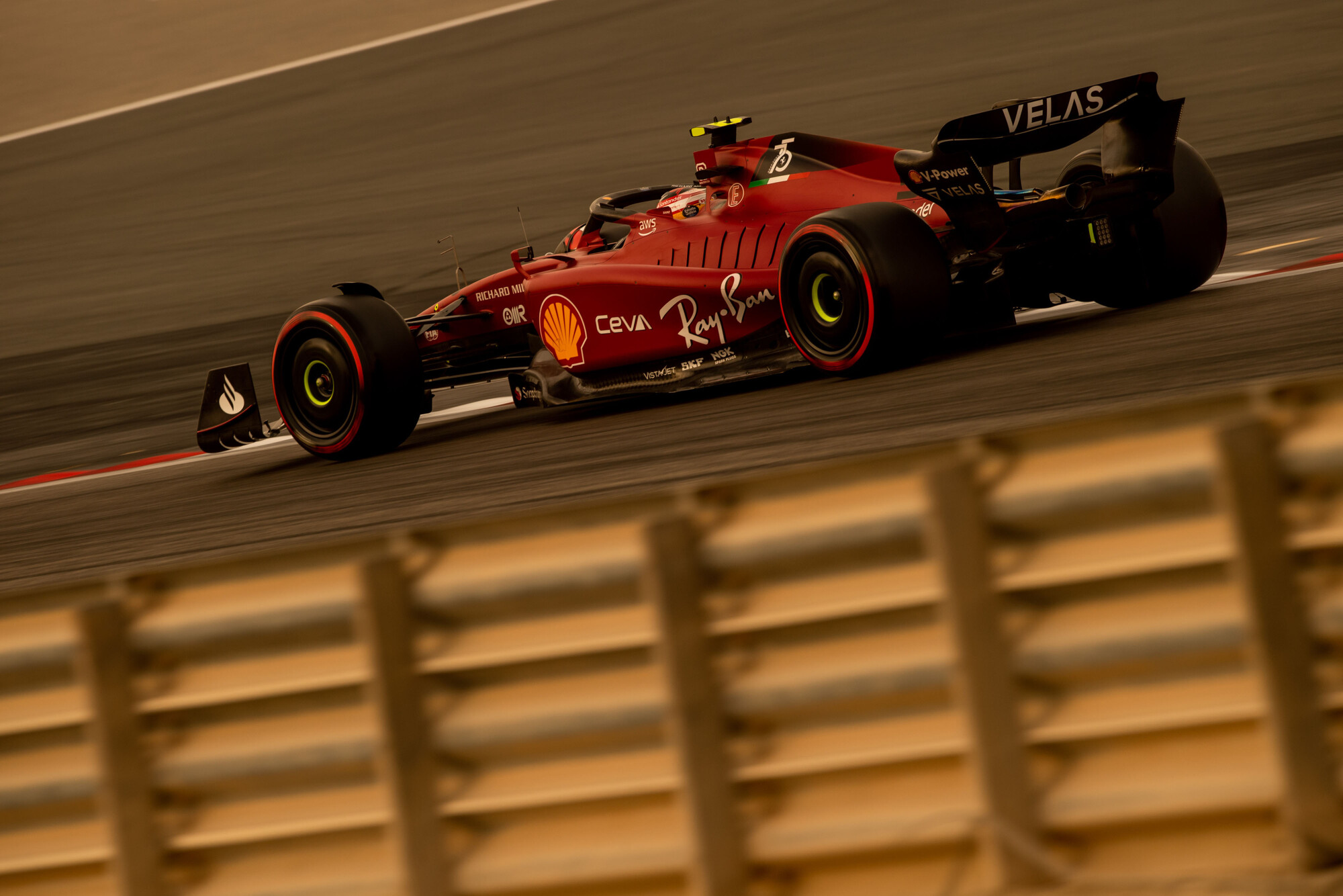 Ferrari Bahrein test 2022