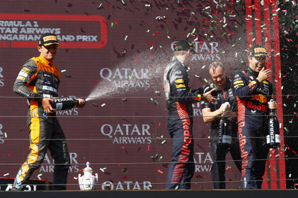 hongarije 2023, lando norris, red bull racing, max verstappen, checo perez