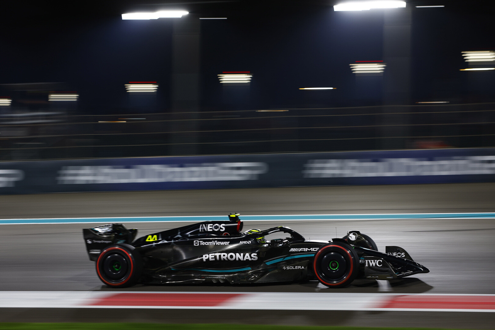 Mercedes-auto Lewis Hamilton GP Abu Dhabi
