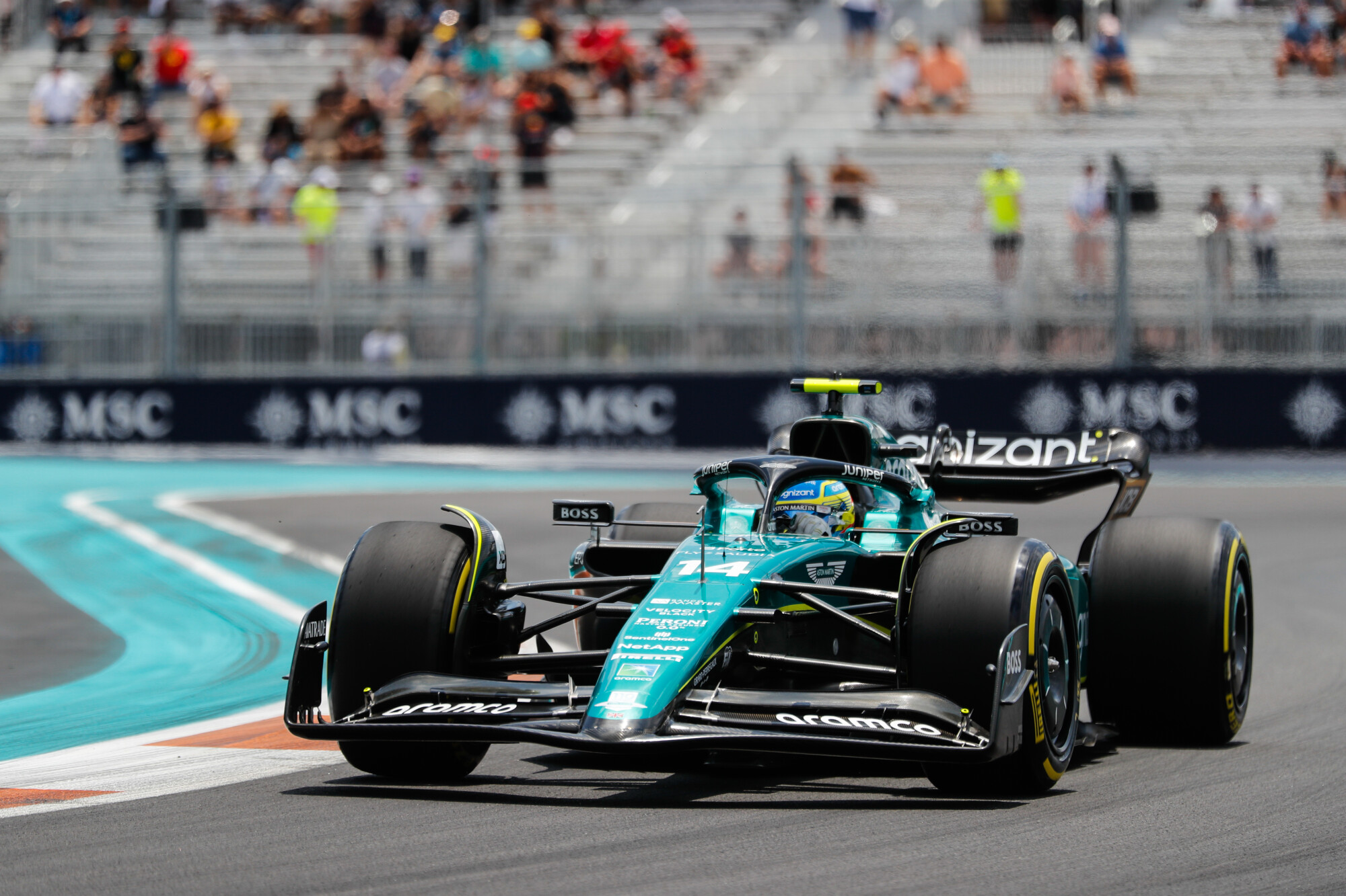 Fernando Alonso kwalificatie Miami 2023