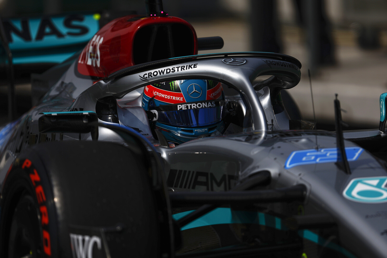 George Russell zaterdag Mexico 2022