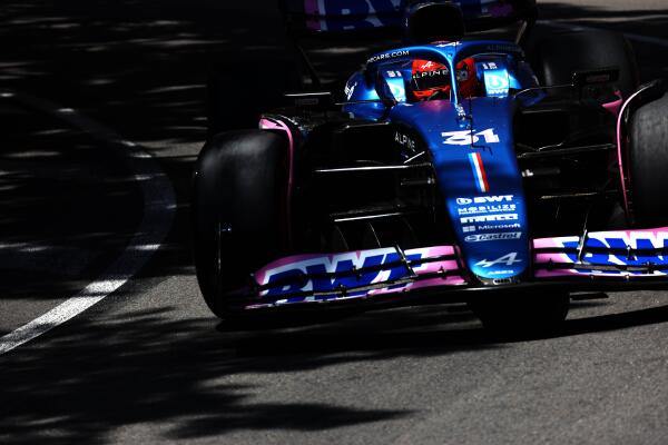 ocon zaterdag monaco
