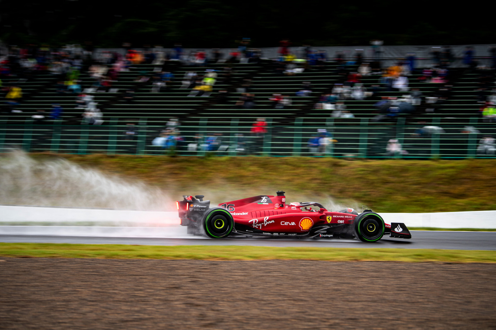 Charles Leclerc zondag Japan 2022