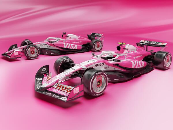 Visa Cash App RB pink livery