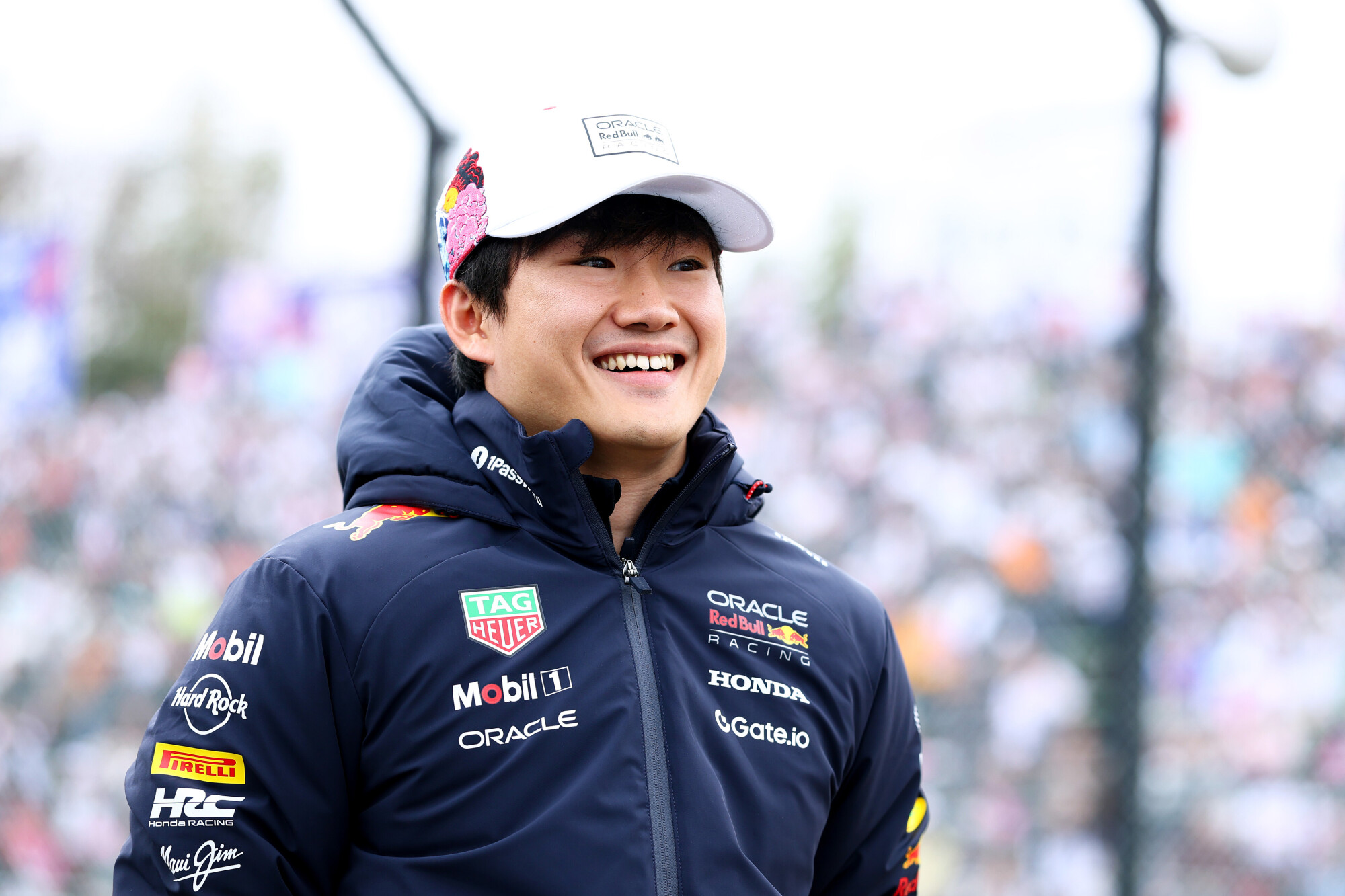 Yuki Tsunoda voorafgaand aan GP Japan 2025