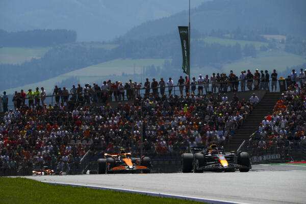Norris Verstappen auto oostenrijk