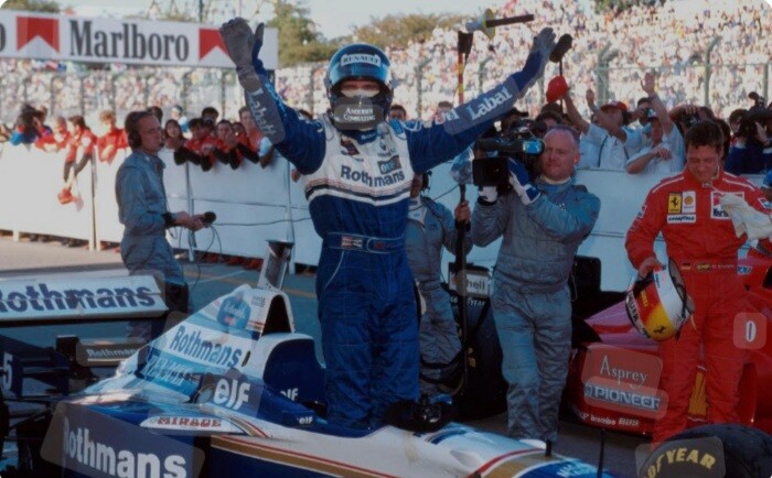 Damon Hill wereldkampioen 1996