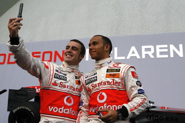 Lewis Hamilton Fernando Alonso McLaren