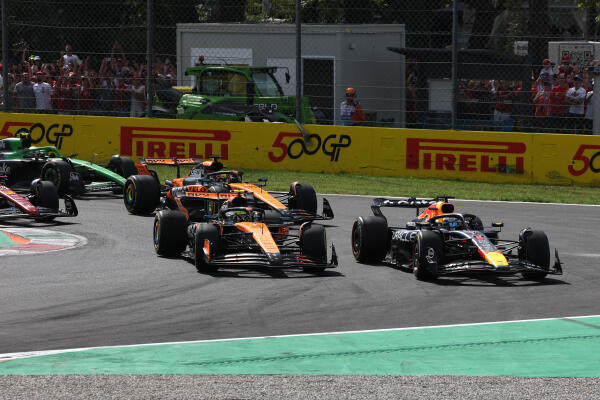 Max Verstappen, Lando Norris en Oscar PIastri - F1 Grand Prix van Italië 2025