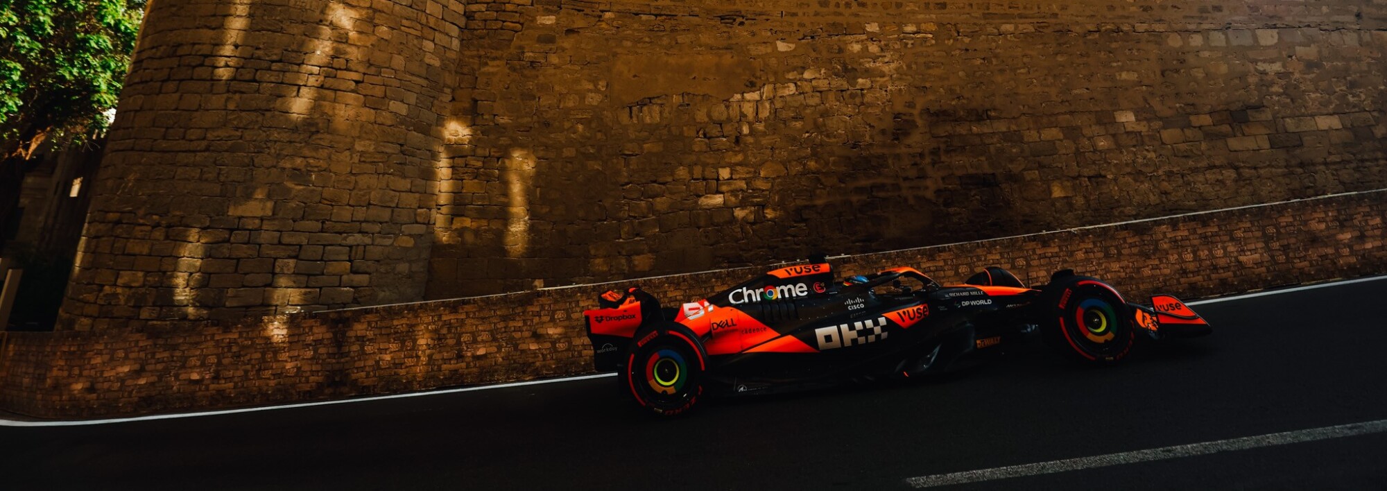 Piastri McLaren Baku Azerbeidzjan banner