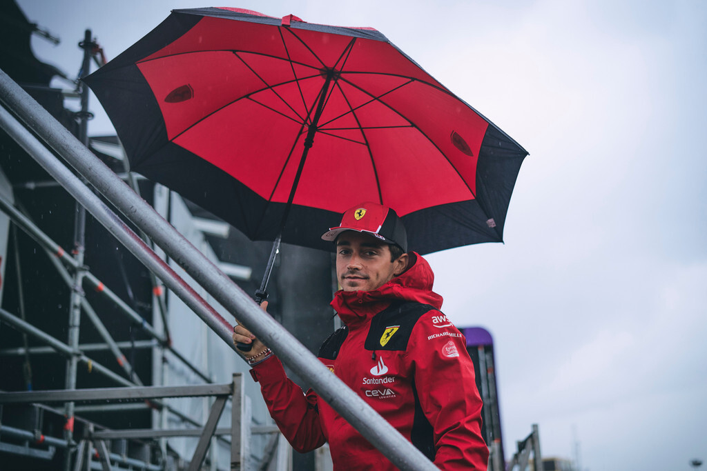 Leclerc zaterdag Zandvoort 2023