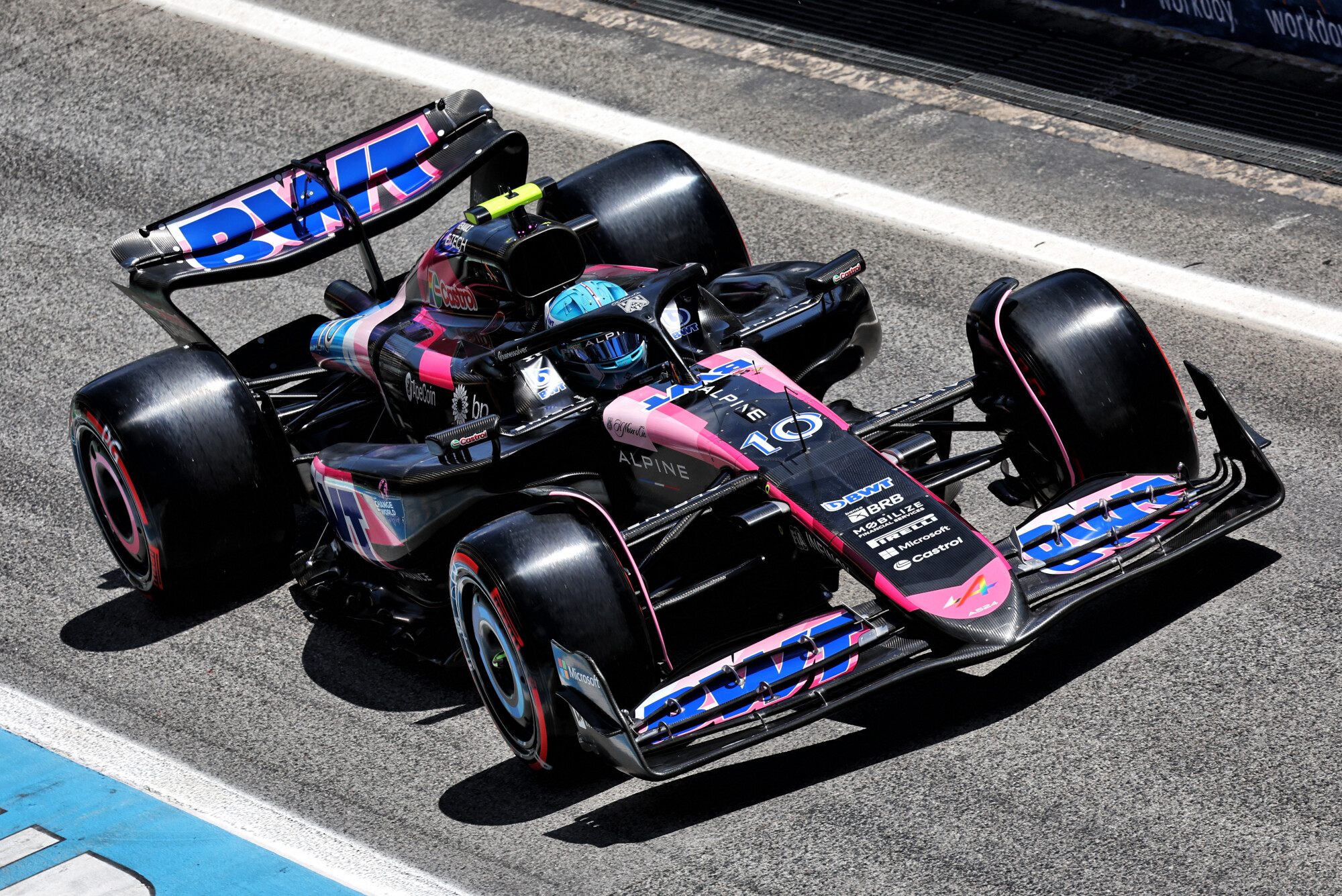 Pierre Gasly Barcelona 2024 Alpine