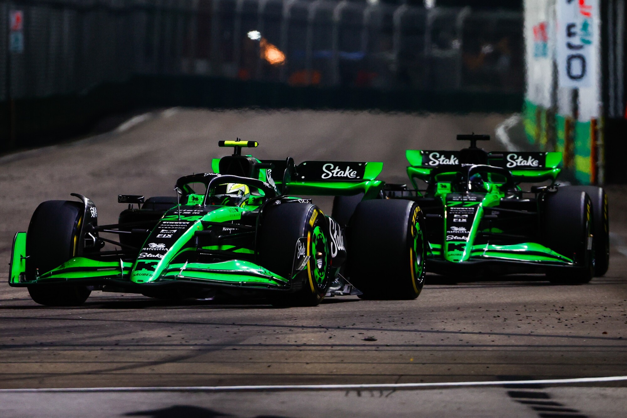 Stake Kick Sauber Singapore 2024