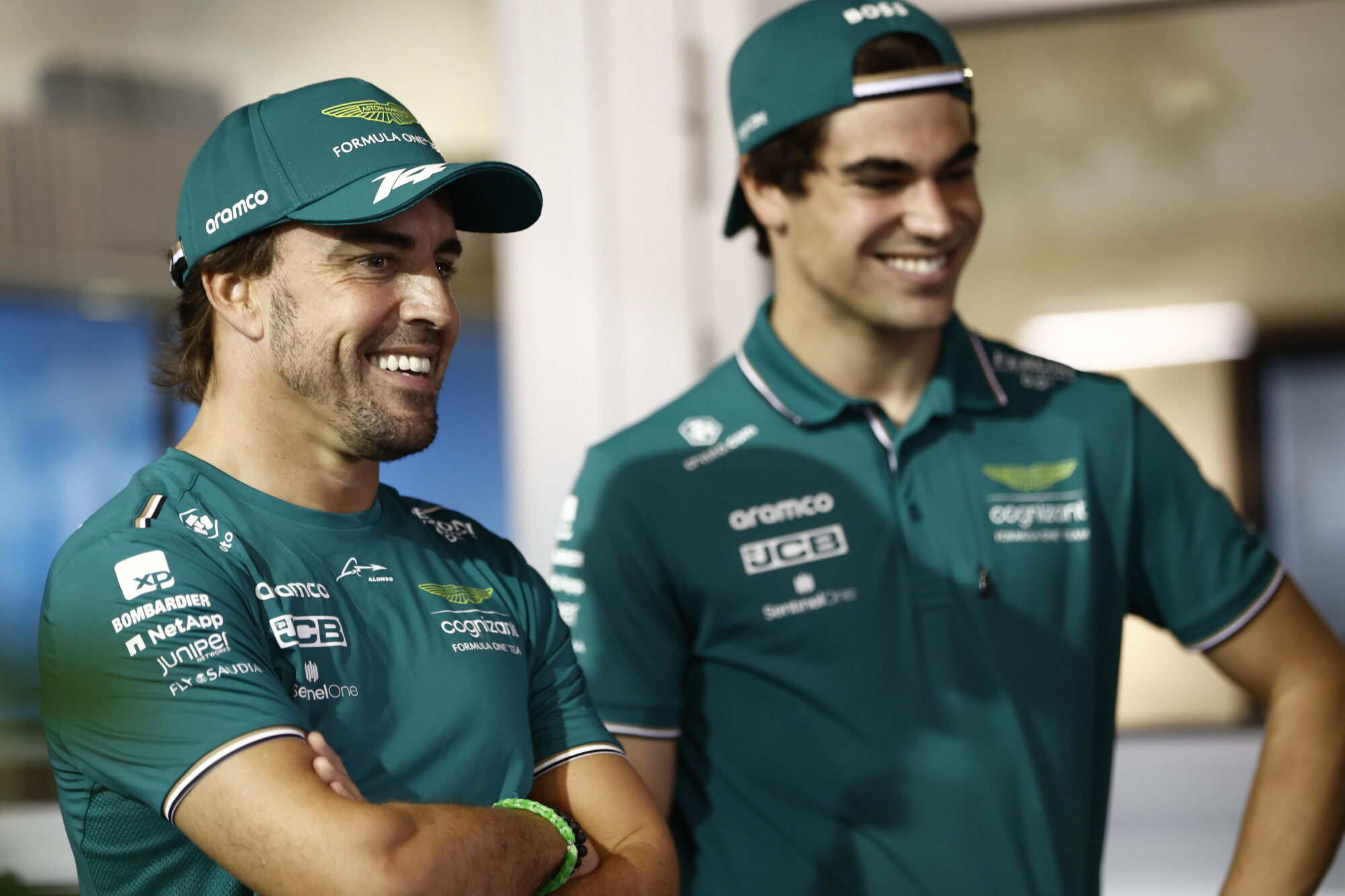 Fernando Alonso en Lance Stroll