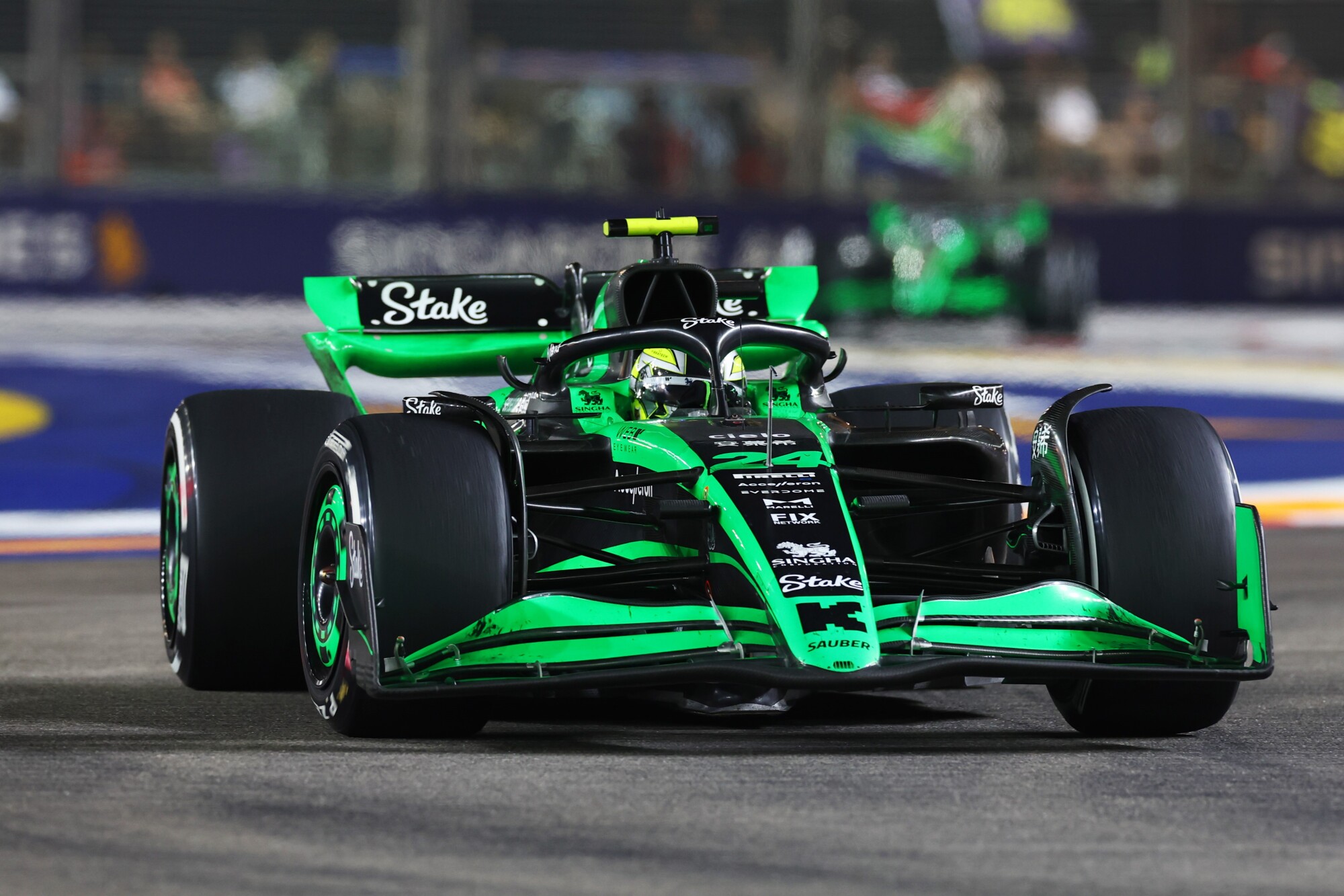 Zhou Guanyu 2024 Sauber Singapore