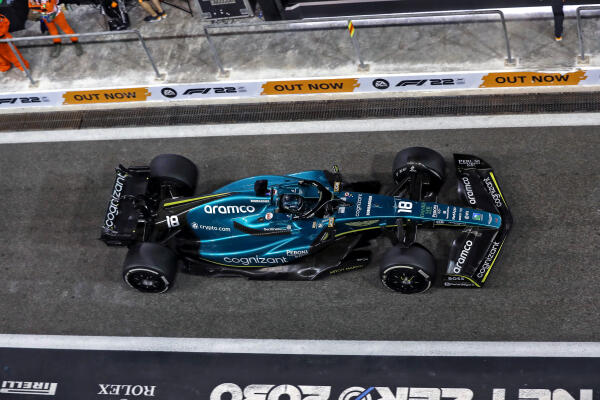 Aston Martin Lance Stroll Abu Dhabi