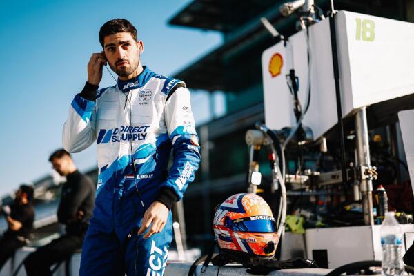 Rinus VeeKay test met DCR