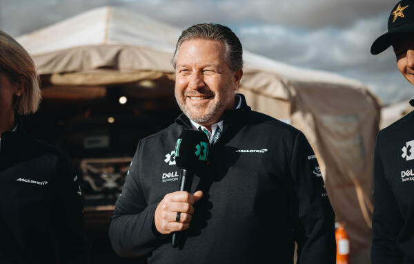 Zak Brown bij McLaren Extreme E 2022