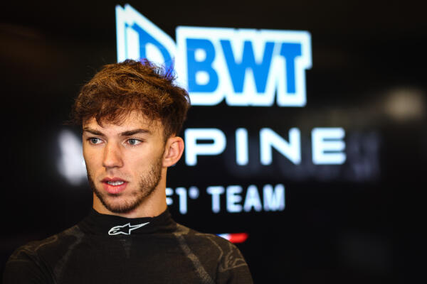 Pierre Gasly Alpine Abu Dhabi test