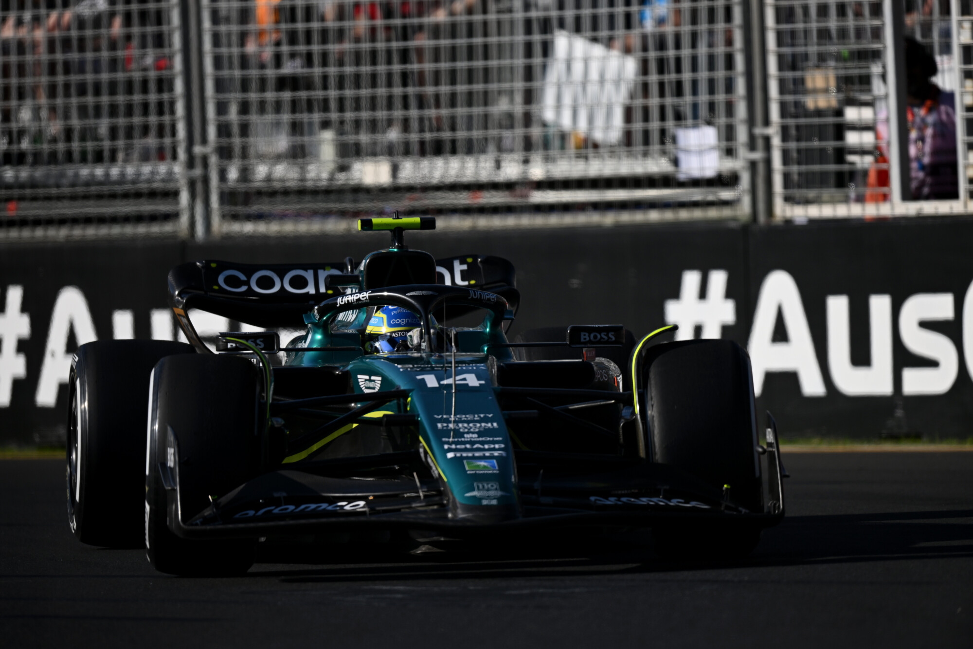 Fernando Alonso auto zondag Australië 2023